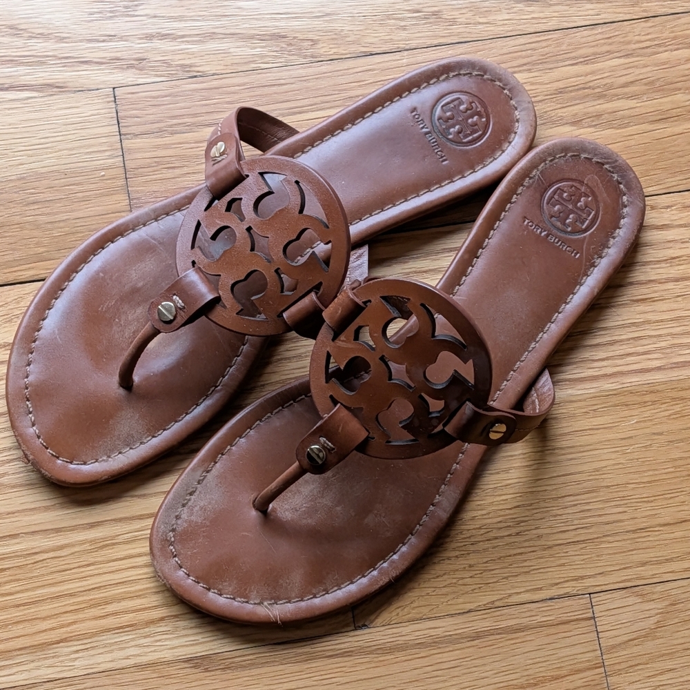 Tory Burch Miller Sandals 9.5 ๐ค - Picture 2 of 7